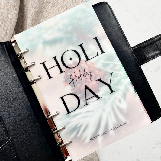 Holiday A6 or A5 Matte Vellum Dashboard