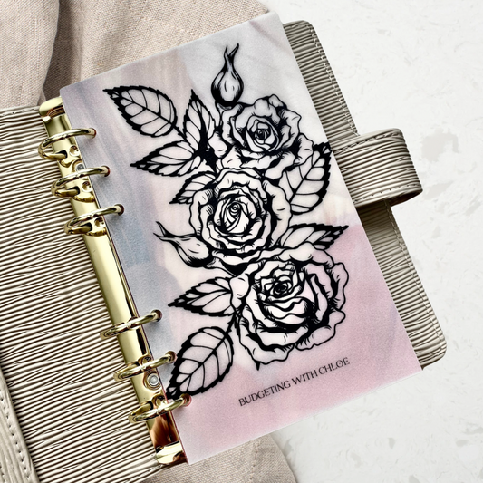 Roses A6 or A5 Matte Vellum Dashboard