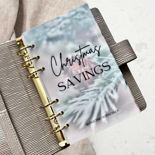 Christmas Savings A6 or A5 Matte Vellum Dashboard