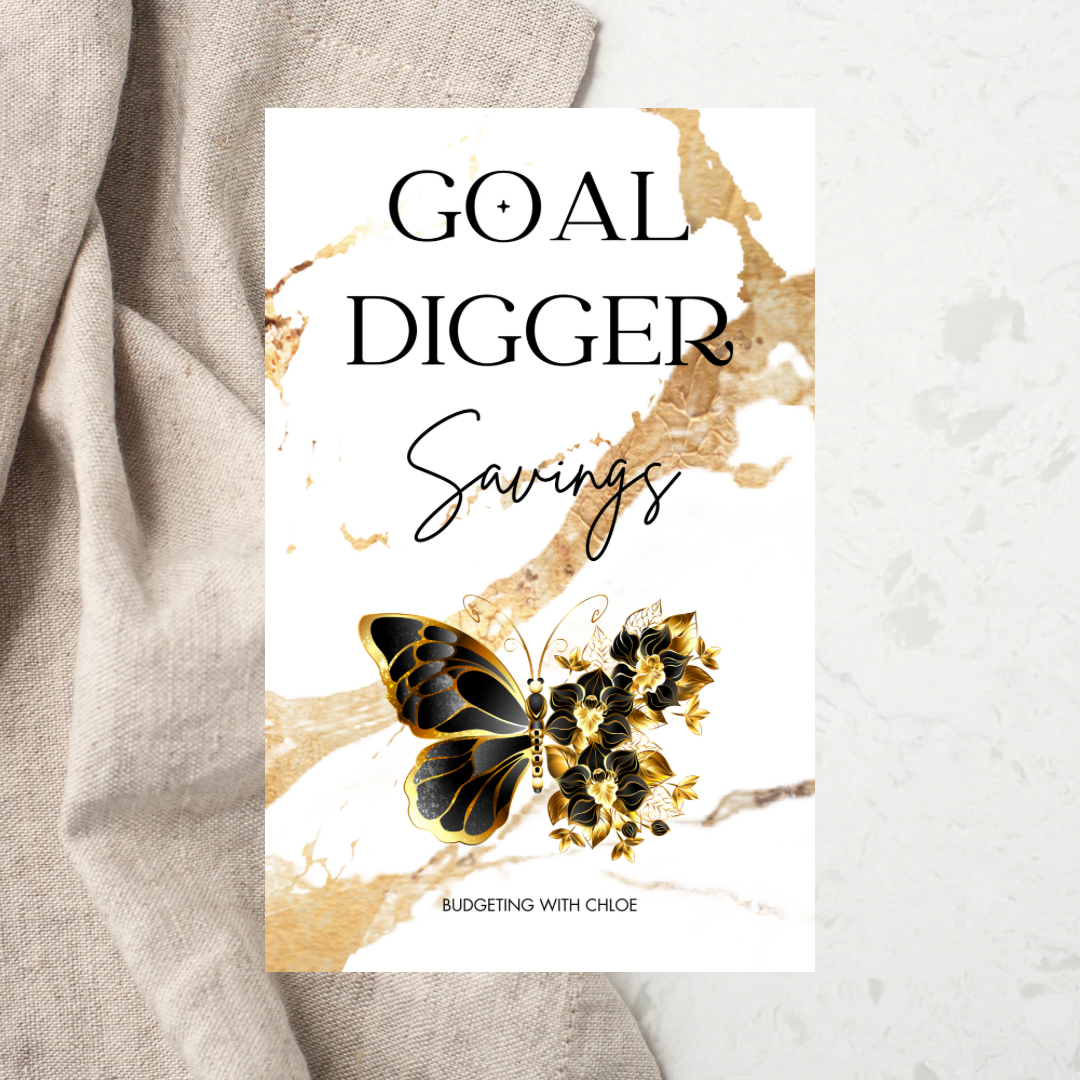 Goal Digger Butterfly A6 or A5 Glossy Cardstock Dashboard